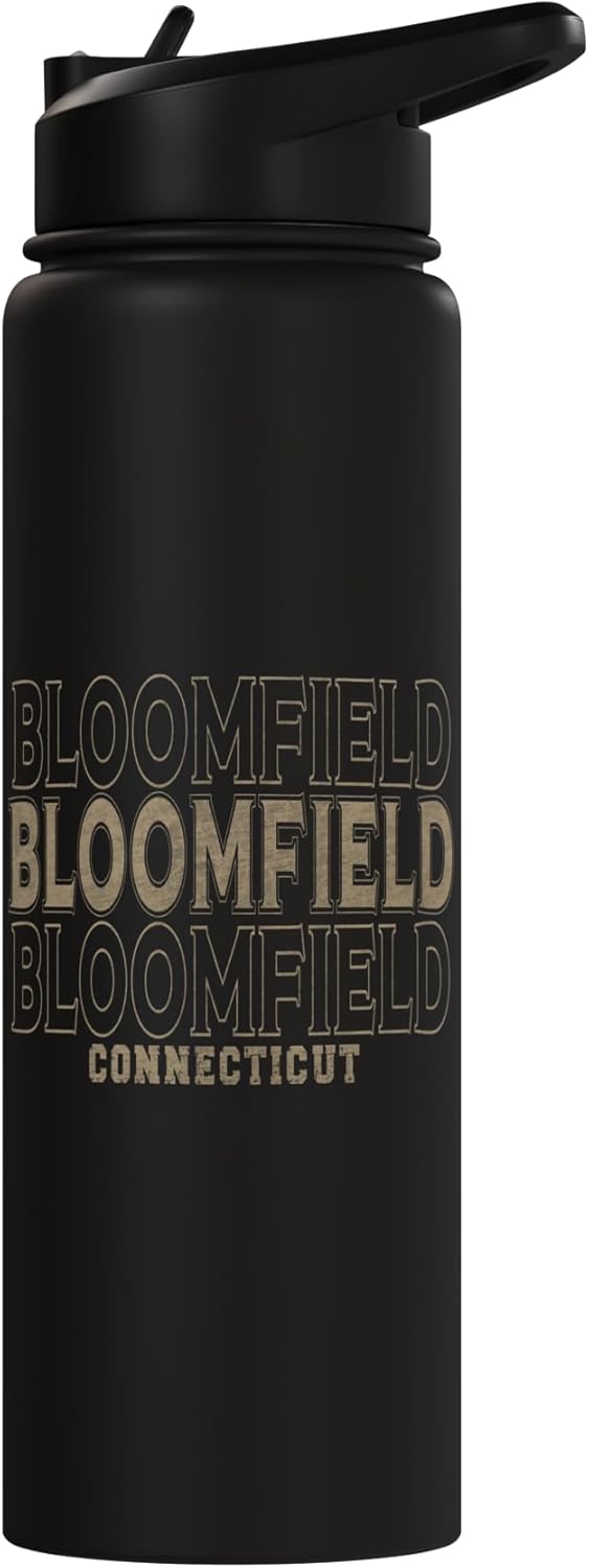 Botella agua acero inox aislada Bloomfield