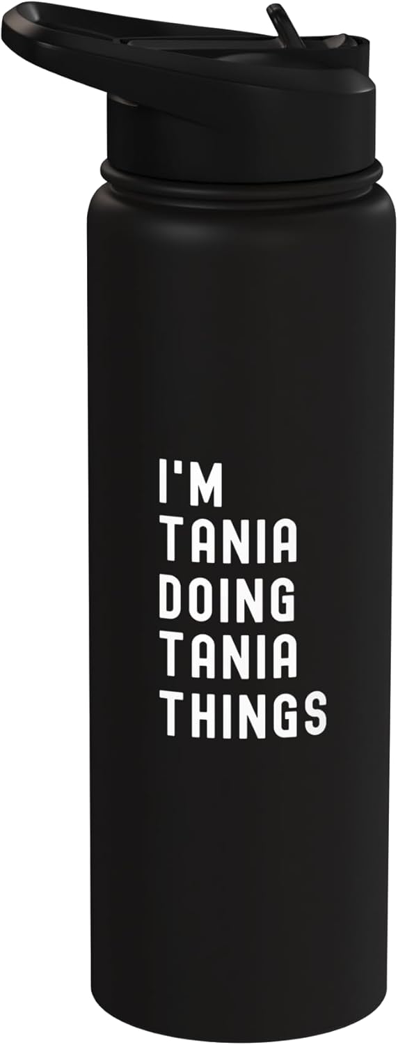 Botella agua acero inox aislada Tania
