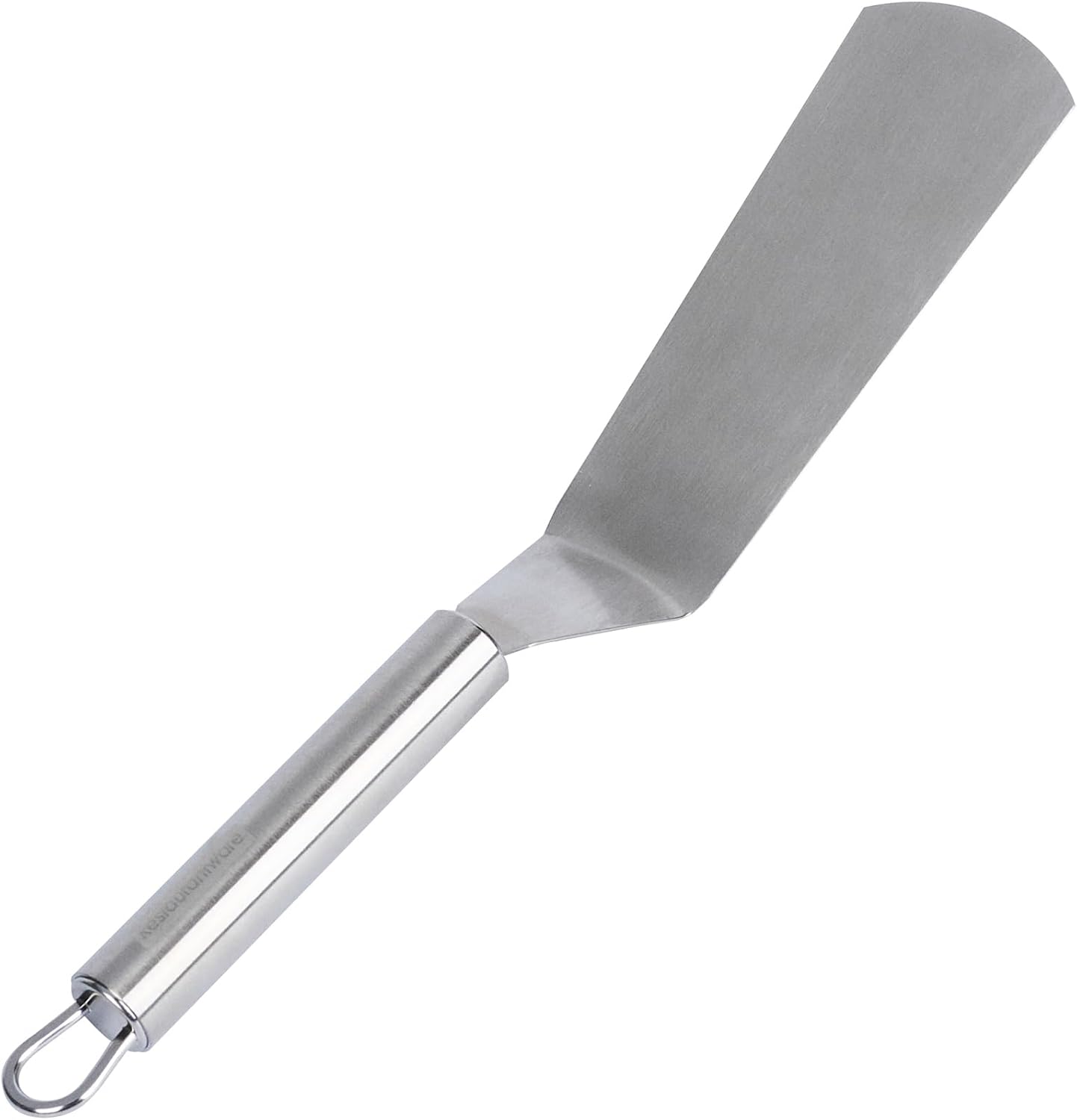 6 Espátulas acero inox 11pulg ergonómicas lavavajillas