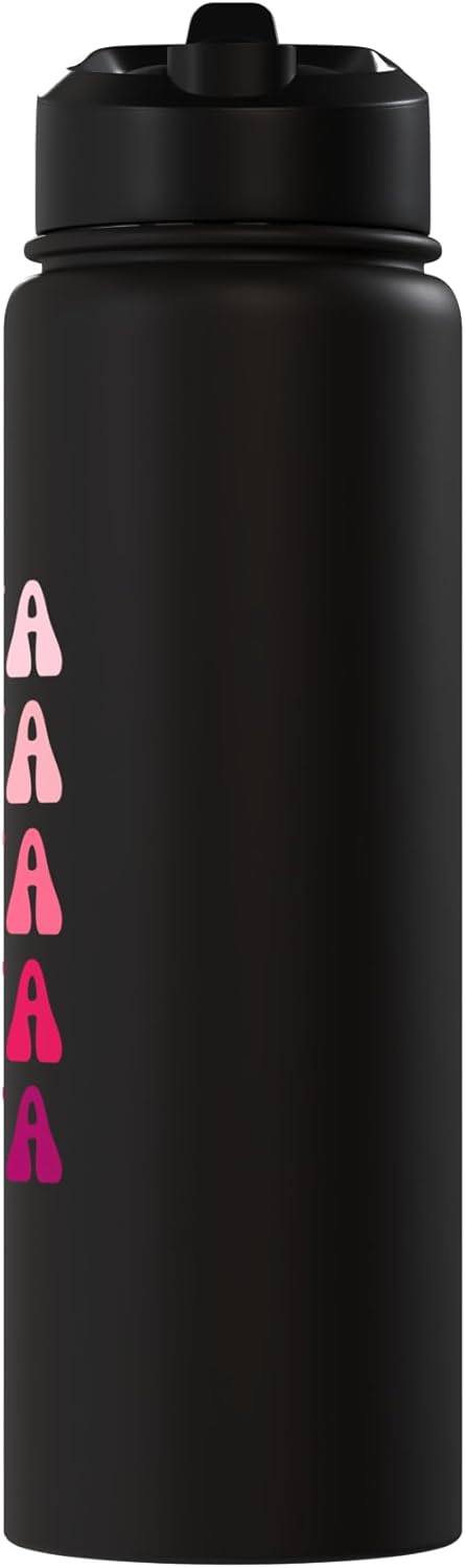 Botella agua acero inox aislada diseño minimalista