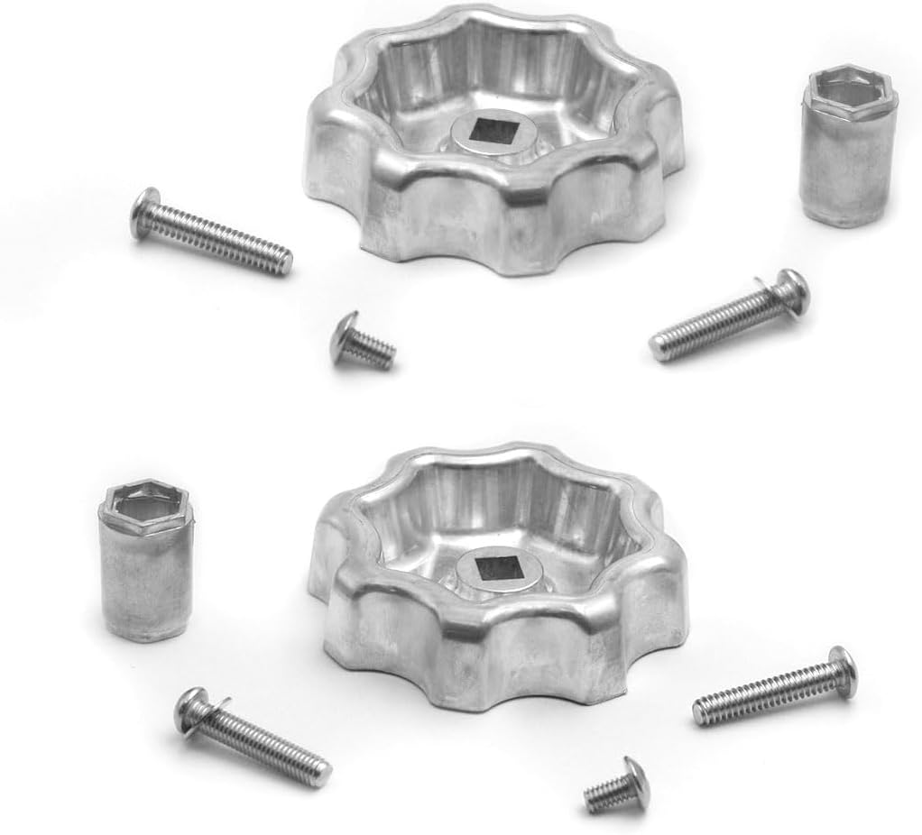 2 Manijas grifo exterior comp Danco 10006 ajustables con adaptador