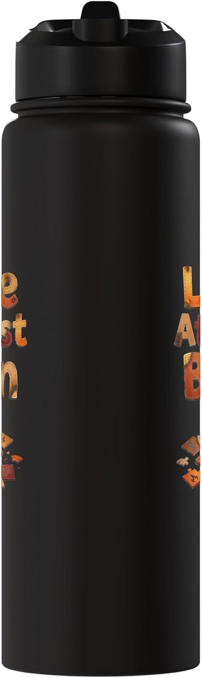 Botella agua aislada acero inox con grabado láser