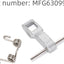 Kit cerradura puerta lavadora comp para LG WM3050CW