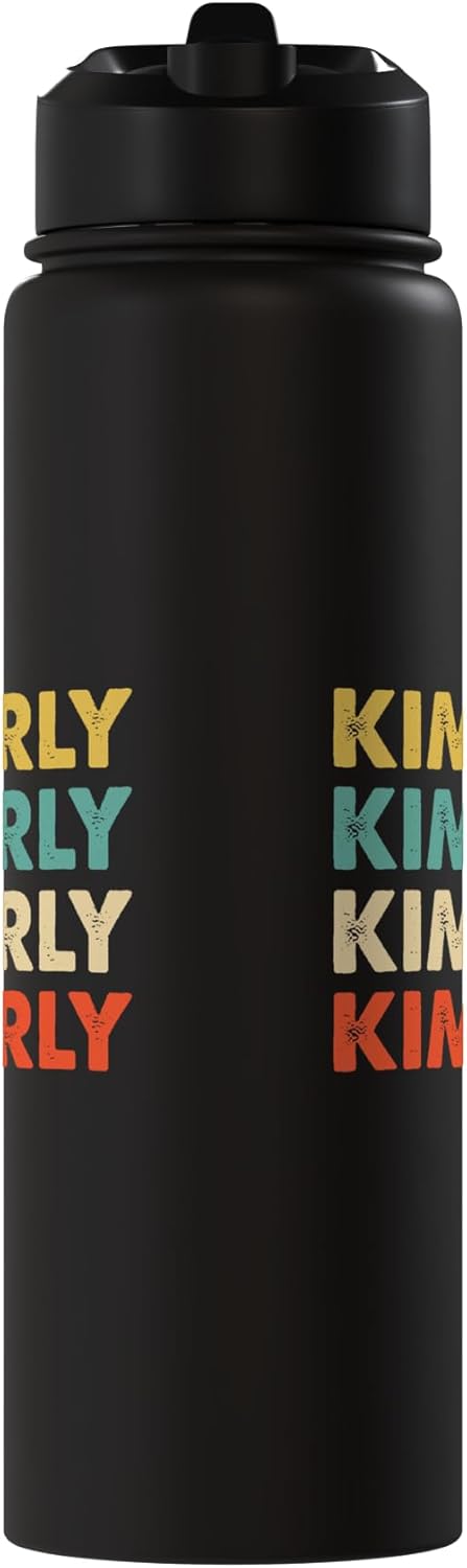 Botella de agua acero inoxidable sin BPA Kimberly Name