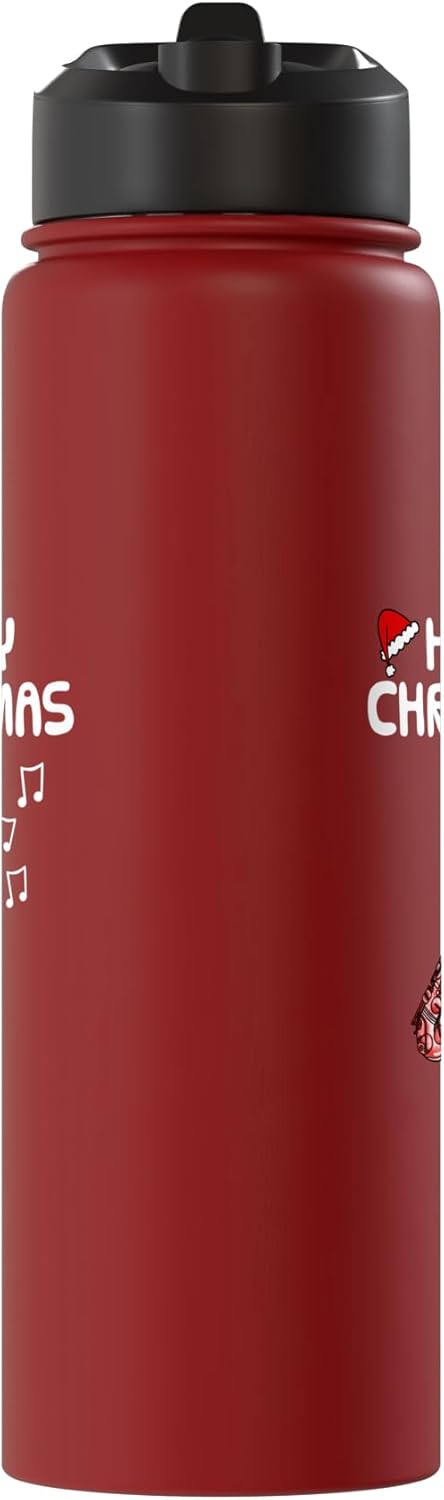 Botella térmica acero inox saxofón navidad