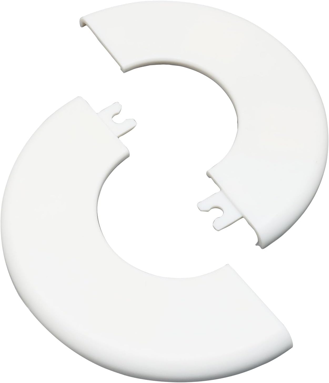 Bridas autoadhesivas pared 2pulg plástico ABS blanco