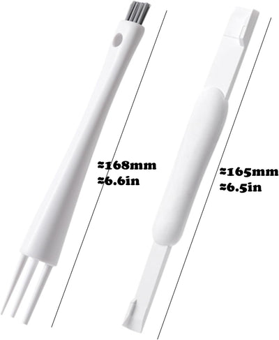 Set 2 Pzas Escoba Ropa Dura para Limpiar Grietas Cocina Baño