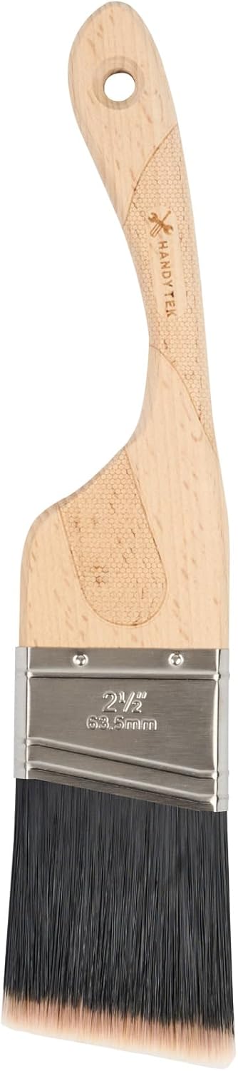 Pincel pintura ángulo mango madera 2.5pulg borde biselado