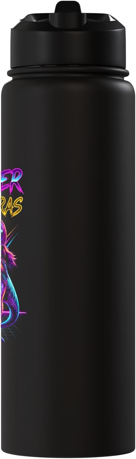 Botella agua aislada acero inox Synthwave