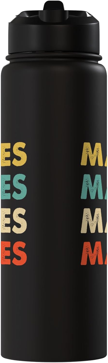 Botella de agua aislada de acero inoxidable Mares Name