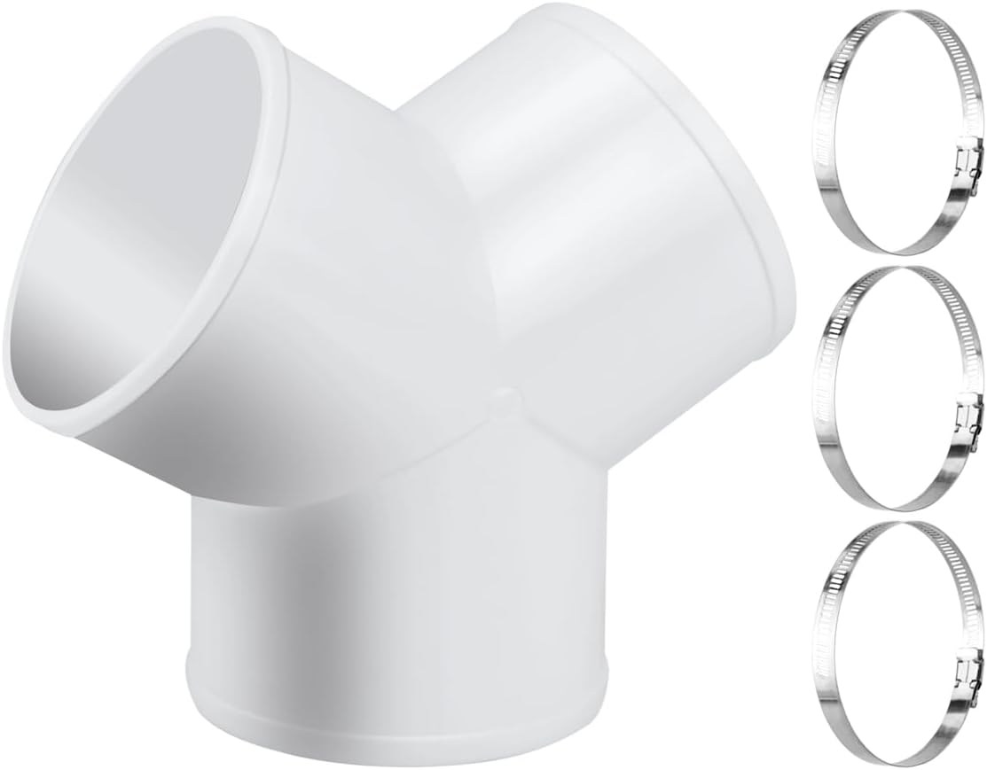 Divisor conducto 3 vías 6pulg ventilador secadora