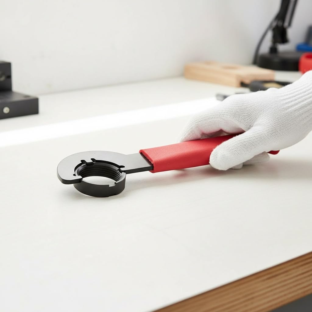 Llave inglesa agarre rojo duradera profesional bricolaje