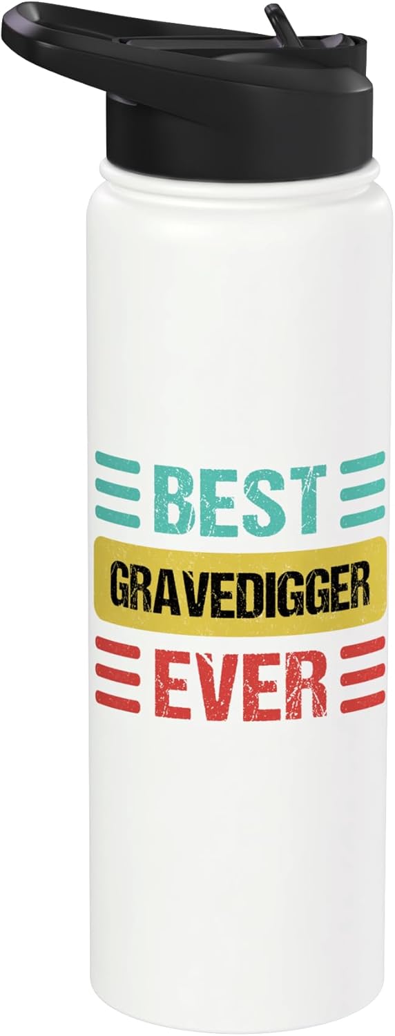 Botella de agua aislada de acero inoxidable Gravedigger