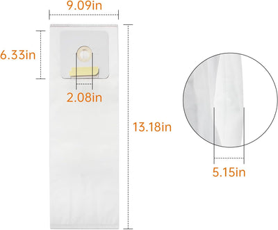 Pack 3 bolsas vacío Nutone Cental 391 filtros HEPA