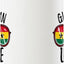 Botella agua acero inox aislada estilo Ghana