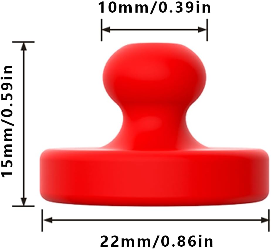 Imanes para freidora de aire con clips magnéticos de silicona sin BPA
