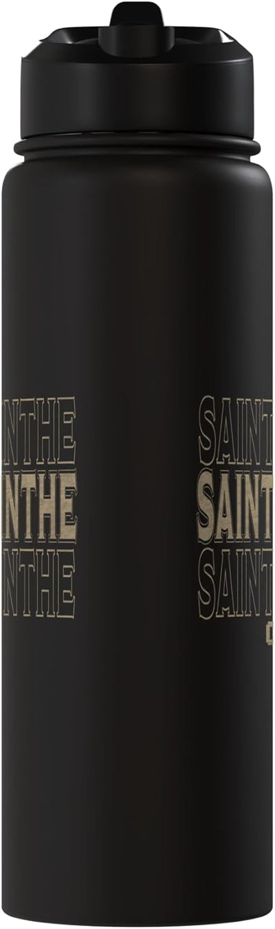 Botella de agua acero inoxidable Saint-Hyacinthe Canadá vintage