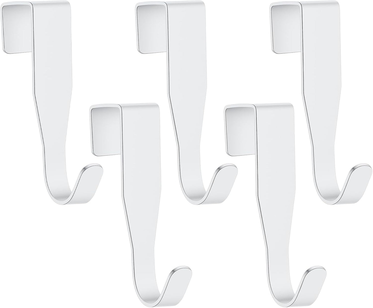 5 Ganchos Puerta Resistentes para Cocina Baño Dormitorio