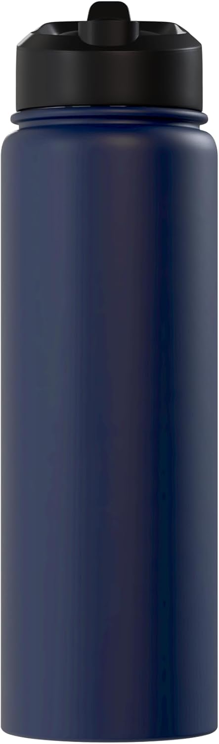 Botella de agua acero inoxidable aislada sin BPA