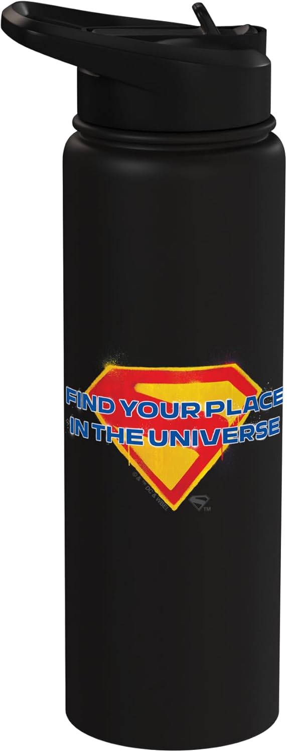 Botella agua acero inox aislada Supergirl 2026