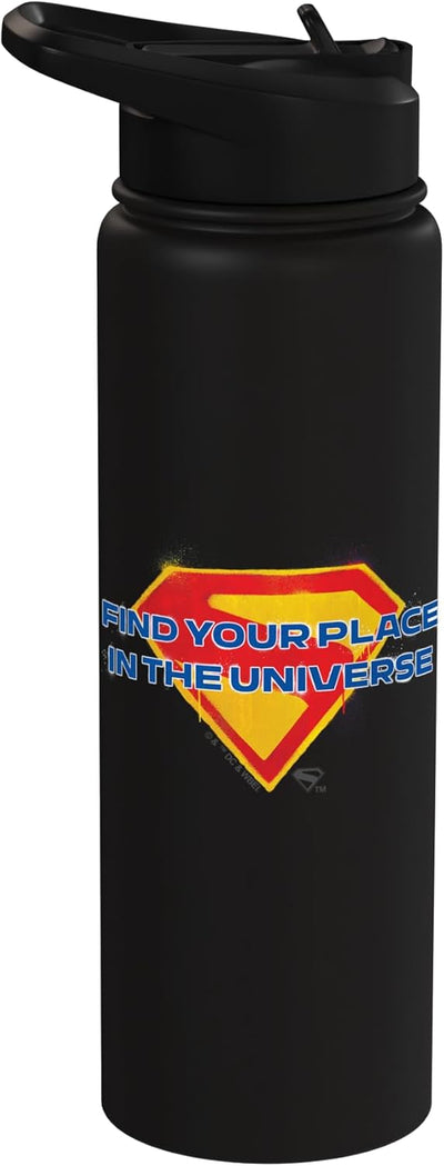 Botella agua acero inox aislada Supergirl 2026