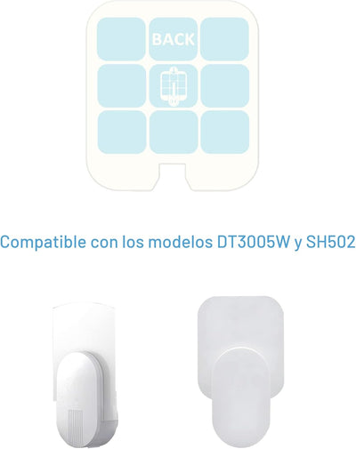 40 Repuestos Tarjetas Adhesivas para SH502 DT3005W