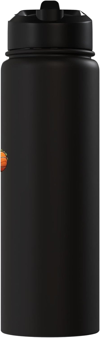 Bottella de agua acero inoxidable con ranas jugando baloncesto