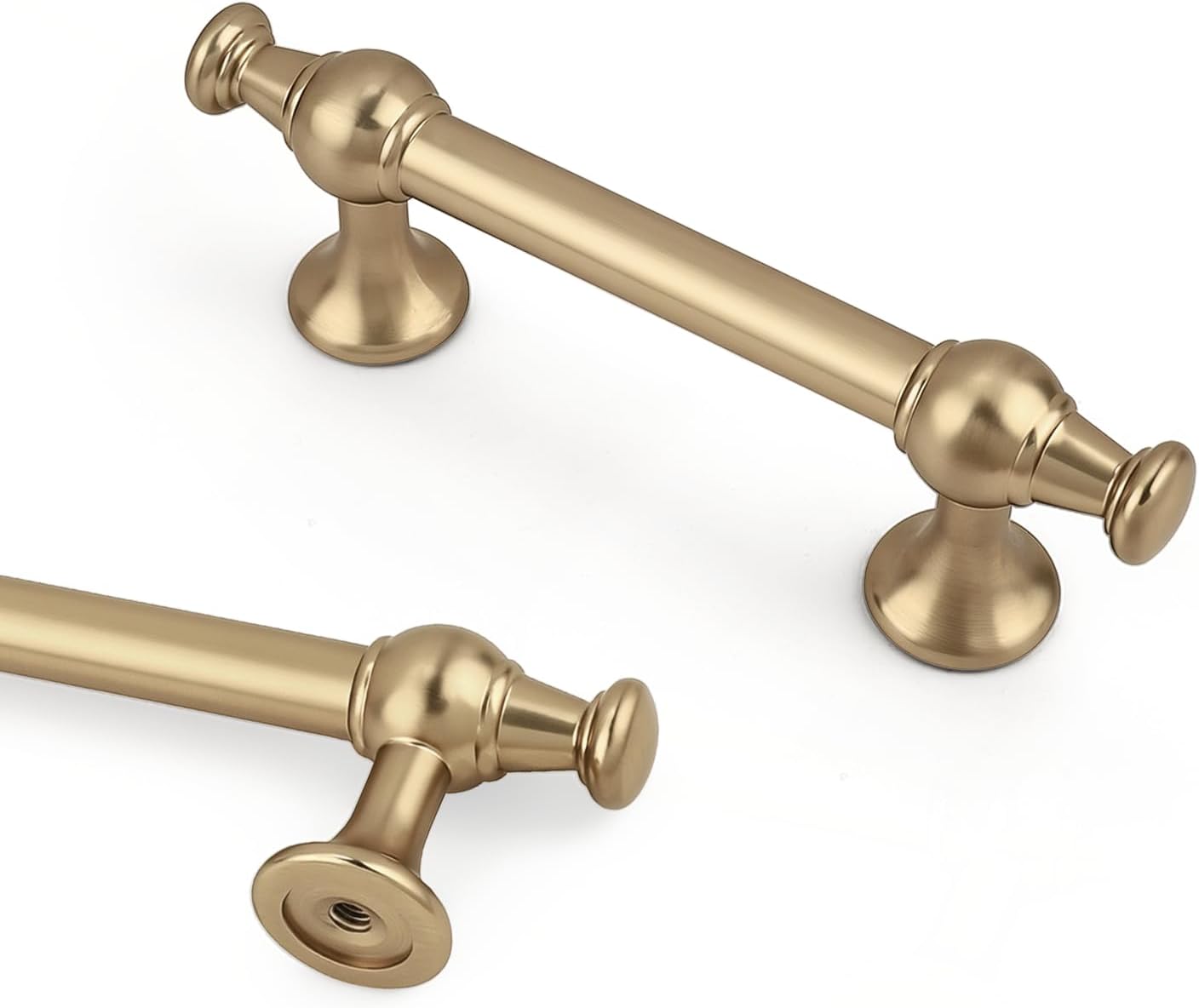 5 Tiradores Bronce Champán 3pulg Accesorios Gabinete Cocina