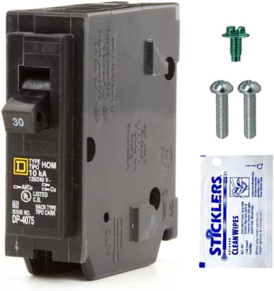 Kit disyuntor Square D Homeline 30A 120V un solo polo