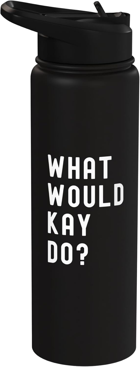 Botella agua acero inox aislada What Would Kay Do