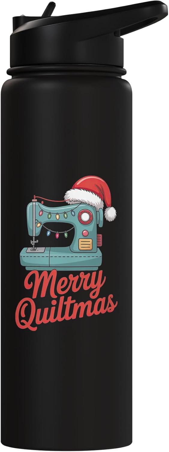 Botella agua térmica acero inox navideña con Santa
