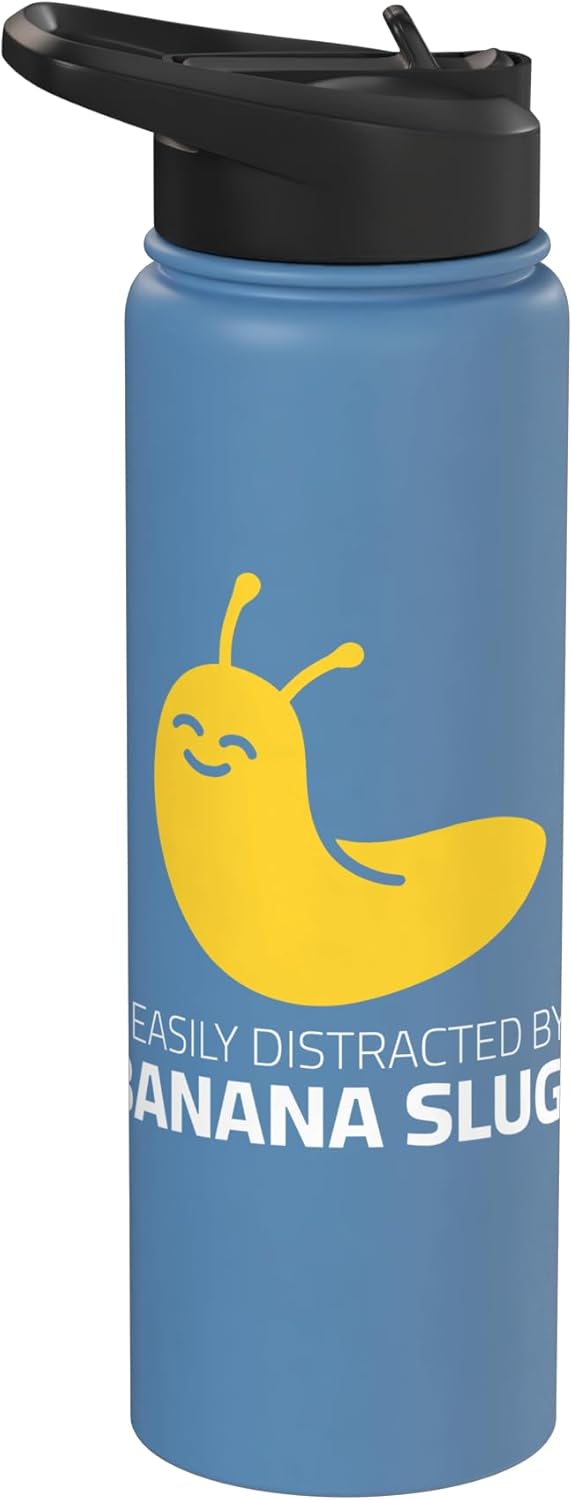 Botella de agua aislada de acero inoxidable para amantes de los babosos