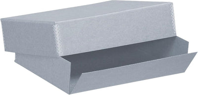 Caja almacenamiento archivo 9x12pulg sin ácidos metal