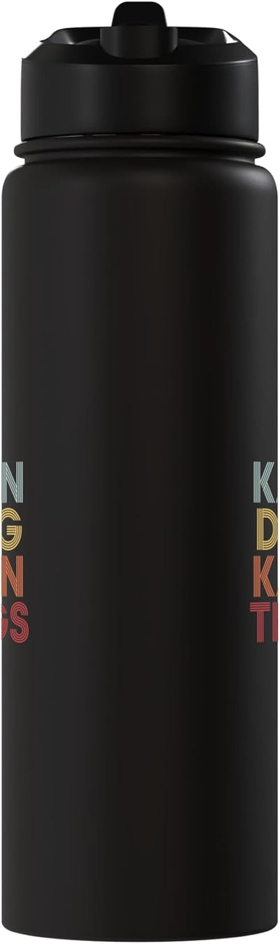 Botella de agua personalizada Karyn acero inoxidable aislada