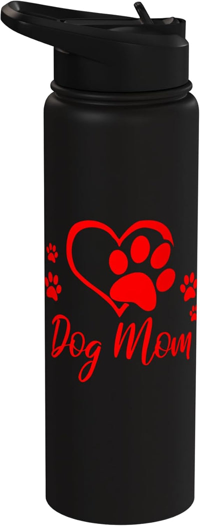 Botella térmica acero inox con estampado de pata de perro