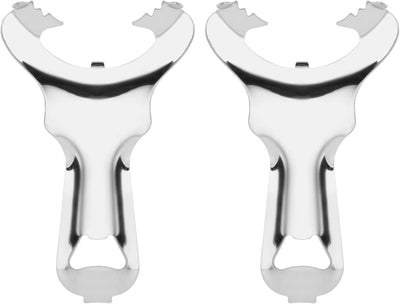 2 Abridores Tarros Acero Inox Sin Esfuerzo Plateado