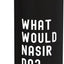 Bottella de agua aislada acero inoxidable What Would Nasir Do