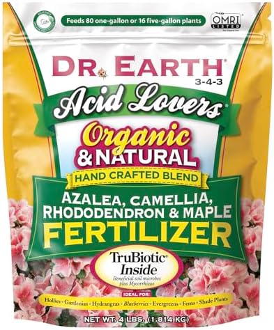 Fertilizante acido para azalea camellia 4lb