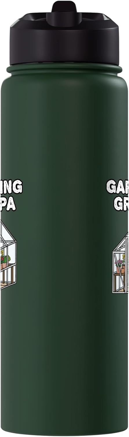 Botella de agua aislada de acero inoxidable para jardinería