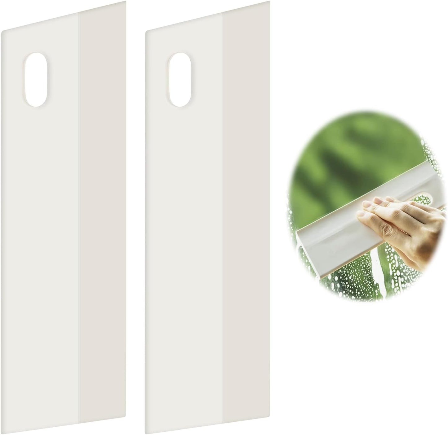 2 Espátulas Goma Raspador Ventanas Baño Cocina