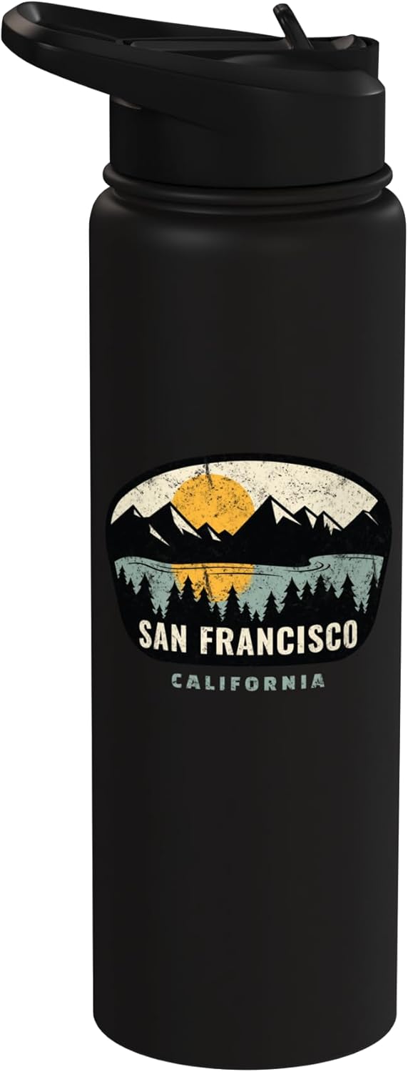 Bottella de agua aislada de acero inoxidable San Francisco