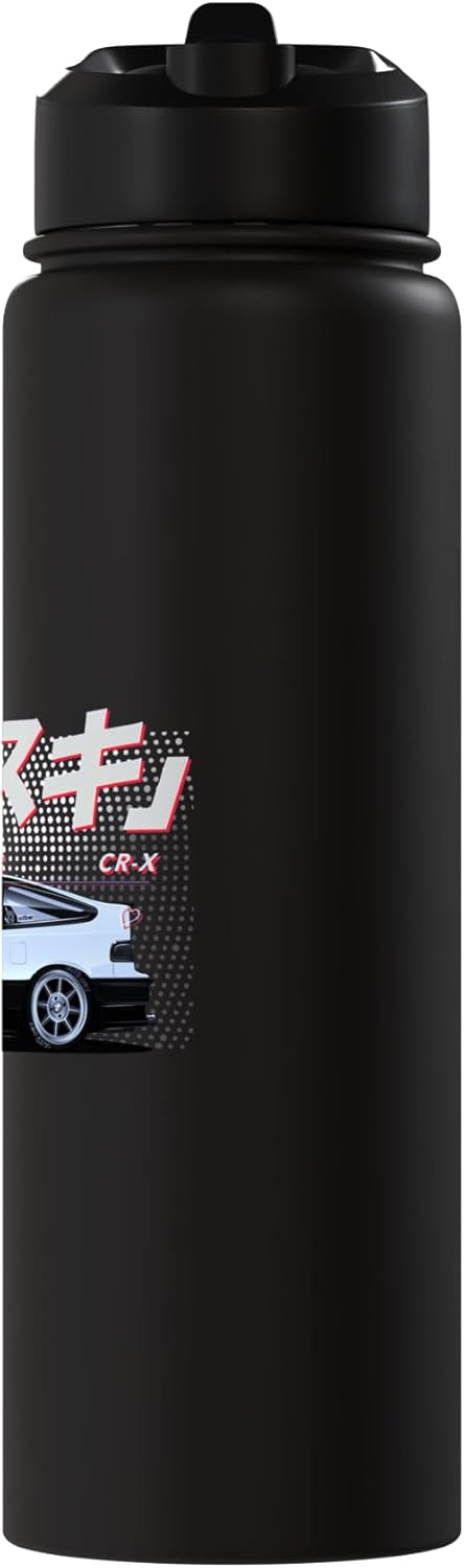 Botella de agua acero inoxidable CR-X coche japonés 80s