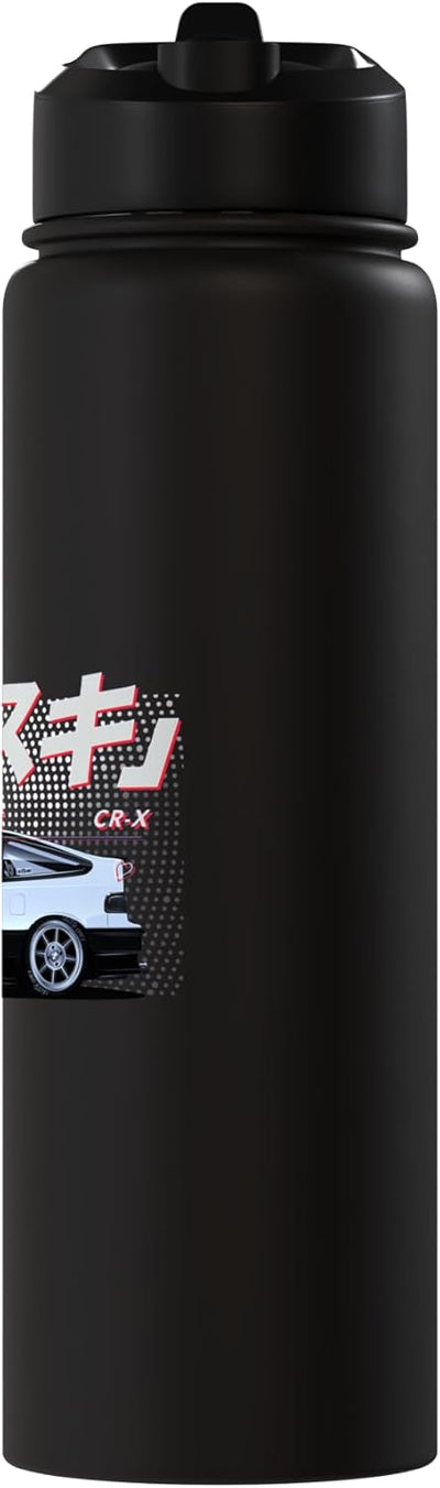 Botella de agua acero inoxidable CR-X coche japonés 80s
