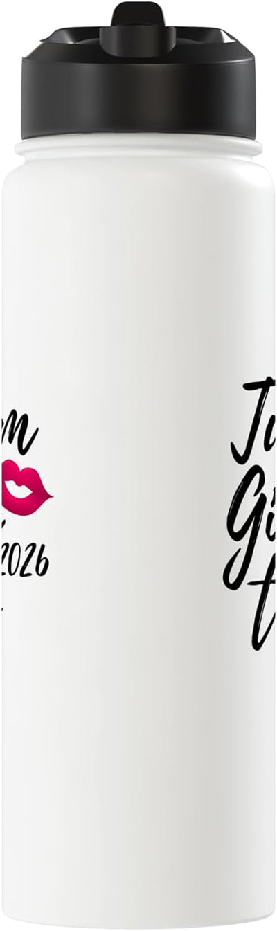 Botella agua acero inox aislada viaje Tulum 2026