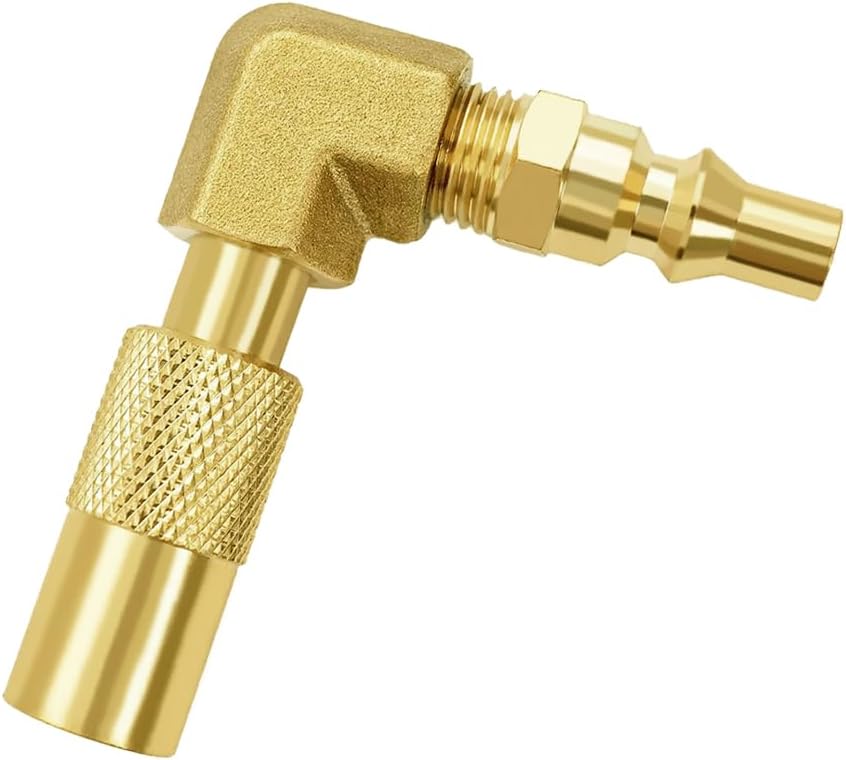 Adaptador codo 1/4pulg para parrilla Blackstone 17-22pulg