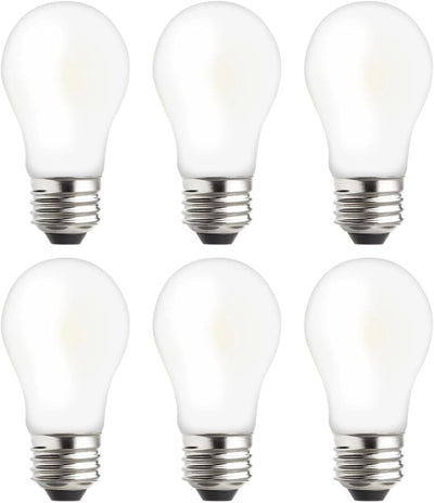 Bombillas LED A15 regulables E26 3000K blanco cálido