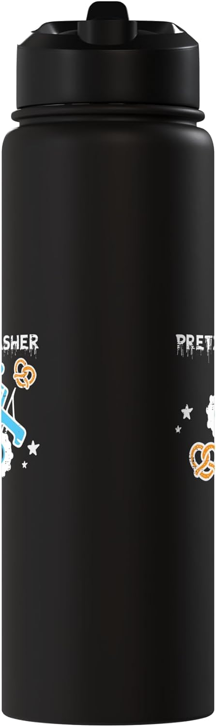 Botella agua acero inox aislada para niños Oktoberfest