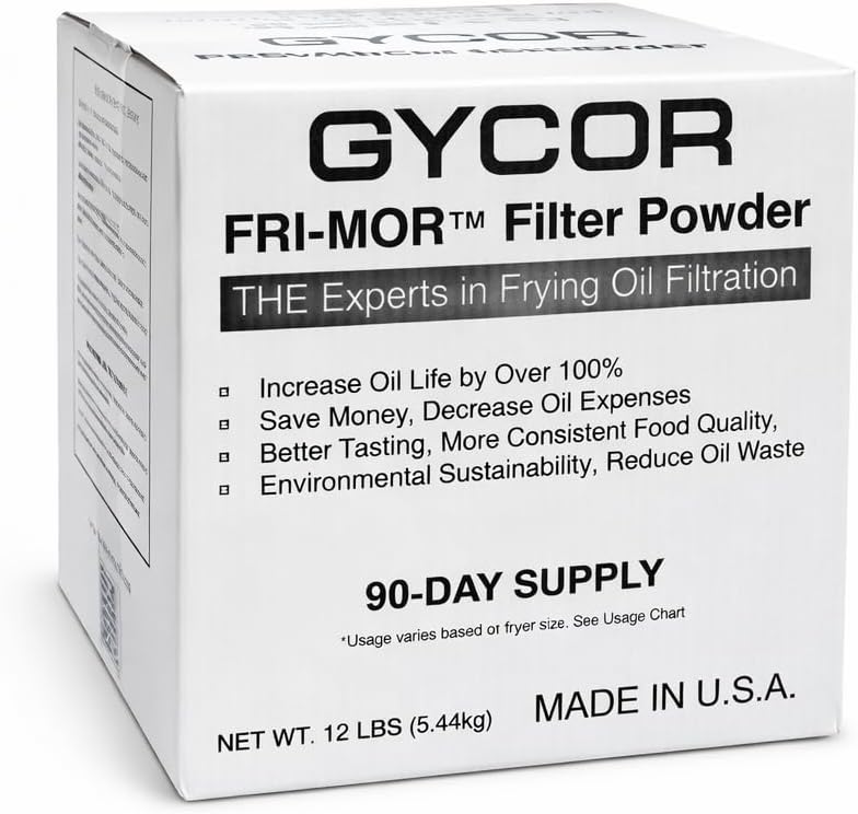 Filtro aceite freidora en polvo ahorra 50% costo