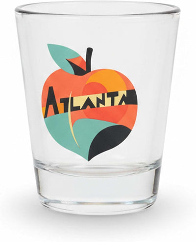 Vaso recuerdo Atlanta 2oz diseño vintage para lavavajillas