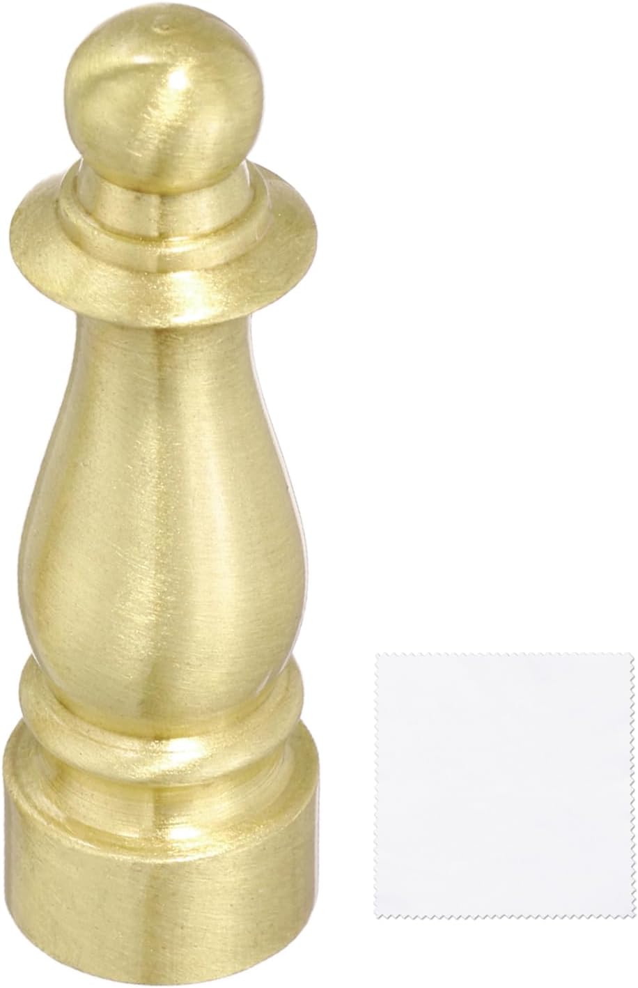 Terminal lampara 1.5pulg rosca 1/4-27 perilla decorativa con paño